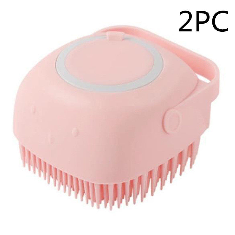 Silicone Dog Bath Massage Gloves Brush Pet Cat Bathroom Cleaning Tool Comb Brush For Dog Can Pour Shampoo Dog Grooming Supplies Silicone Dog Bath Massage Gloves Brush Pet Cat Bathroom Cleaning Tool Comb Brush For Dog Can Pour Shampoo Dog Grooming Supplies
