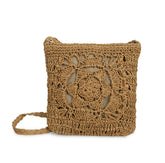 Bohemian Woven Hollow Out Beach Bag Women Crochet Fringed Straw Clutch Handmade Day Clutches Knitting Weave Boho Summer Bag Z70