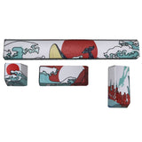 Coral Sea Keycaps PBT Five-sided Sublimation Mechanical Keyboard