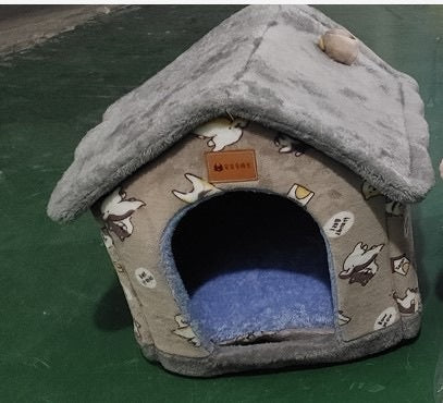 Foldable Dog House Pet Cat Bed Winter Dog Villa Sleep Kennel Removable Nest Warm Enclosed Cave Sofa Pets Supplies Foldable Dog House Pet Cat Bed Winter Dog Villa Sleep Kennel Removable Nest Warm Enclosed Cave Sofa Pets Supplies