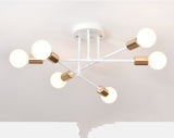 Geometric Line Bedroom Lamp Simple 110V Home Lighting