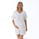 Home Wear Summer Waffle Short Maternity Suit