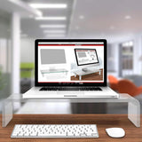 Acrylic transparent computer stand