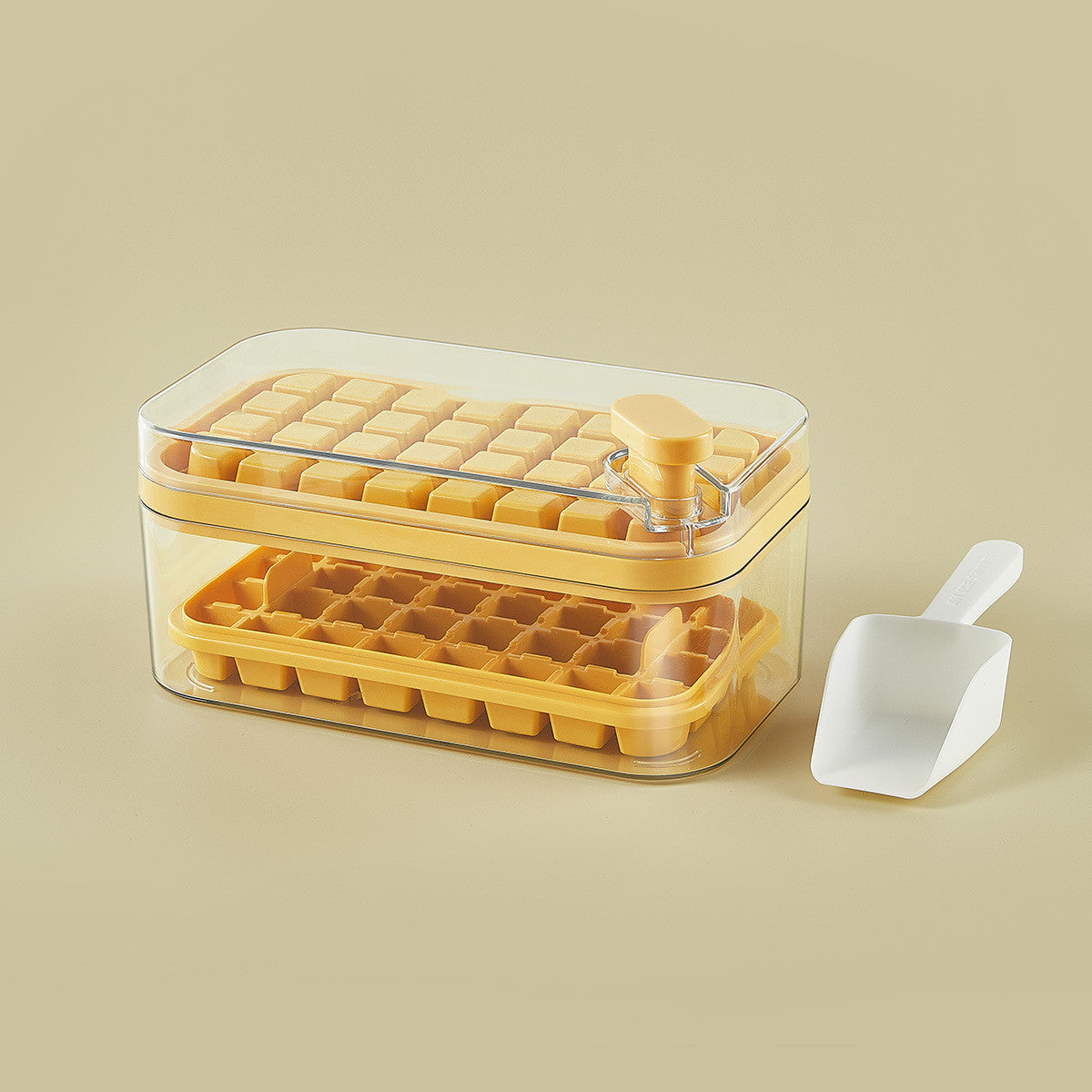 One-button Press Type Ice Mold Box Plastics Ice Cube Maker Ice Tray Mold With Storage Box With Lid Bar Kitchen Accessories One-button Press Type Ice Mold Box Plastics Ice Cube Maker Ice Tray Mold With Storage Box With Lid Bar Kitchen Accessories