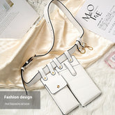 Silver Hardware Style Crossbody Waist Bag