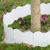 Outdoor Small Fence Garden Lawn Fence Plastic Anti-corrosion