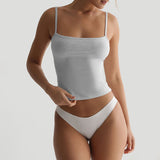 Sleeveless Backless Sexy Suspender Shorts Suit