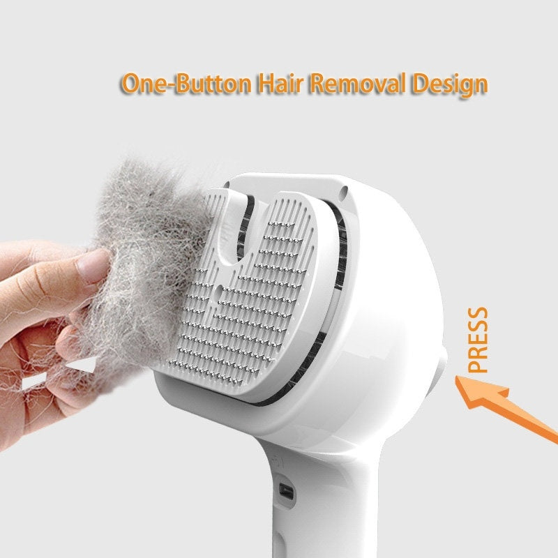 Pet Comb Self Cleaning Pets Hair Remover Brush For Dogs Grooming Tools Dematting Comb Built-in Mist Humidifier Pet Products Pet Comb Self Cleaning Pets Hair Remover Brush For Dogs Grooming Tools Dematting Comb Built-in Mist Humidifier Pet Products
