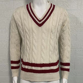 Mens Striped Knitted Fashion Tops in Tone