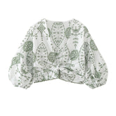 Spring Vacation Style Embroidered Short Top Shorts Suit