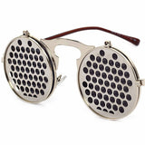 Men's Casual Retro Metal Punk Steam Flip Sunglasses