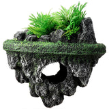 Fish Tank Landscaping Suspended Stone Floating Ornaments
