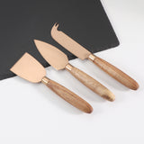 Stainless Steel Wooden Handle Cheese Scraper Fromage Tools