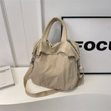Fashion Tote Handbag иқтидори калон нигаҳдории Crossbody халтаи матои