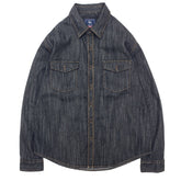 Men's Shirt Weight Washed Overalls Denim