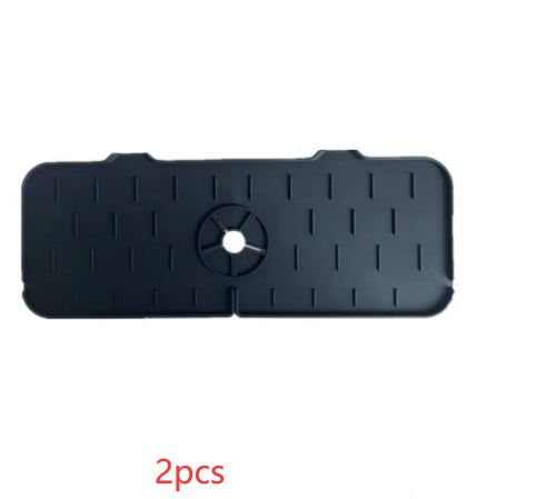 Kitchen Silicone Faucet Absorbent Mat Sink Splash Guard Silicone Faucet Splash Catcher Countertop Protector For Bathroom Kitchen Gadgets Kitchen Silicone Faucet Absorbent Mat Sink Splash Guard Silicone Faucet Splash Catcher Countertop Protector For Bathroom Kitchen Gadgets