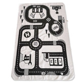 Industrial track cross track carpet