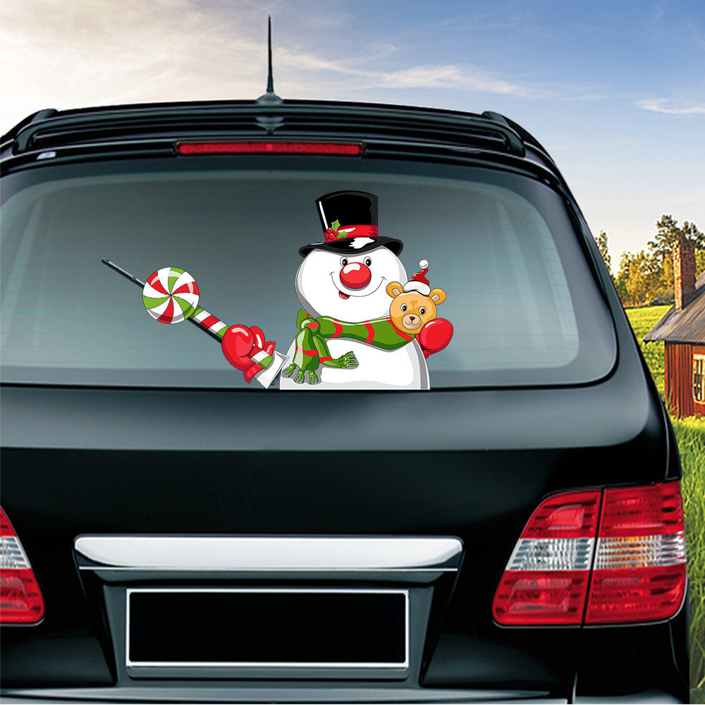 Popular Santa Claus wiper sticker can remove the car rear windshield wiper Sticker Car Stickers Popular Santa Claus wiper sticker can remove the car rear windshield wiper Sticker Car Stickers