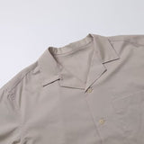 Men's And Women's Open Collar Solid Color Shirt