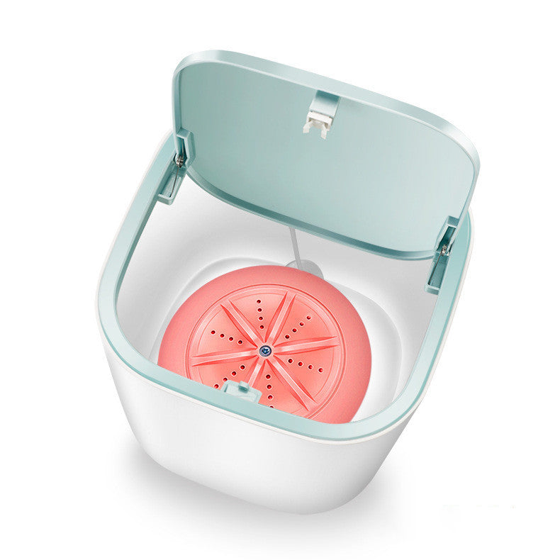 Household Small Laundry Bucket Mini Turbo Table Washing Machine Student Dormitory Underwear Socks Washer Household Small Laundry Bucket Mini Turbo Table Washing Machine Student Dormitory Underwear Socks Washer