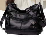 Crossbody New Shoulder Bag Soft Leather Textured