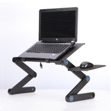 Adjustable Foldable Ergonomic Design Laptop Stand for Notebook Ultrabook Netbook or Tablet with Mouse Pad