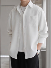 Поло гулӯ куртаи вафли матоъ фуҷур мардон ҷомаи