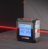 Longyun Laser Infrared Woodworking Steel Tape Measure Tool Box Ruler Meter Numerique