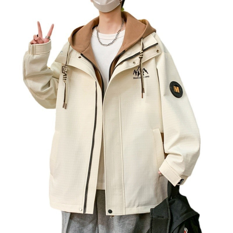 Куртаи навраси писарбачаҳои қалбакӣ ду дона либоси тирамоҳӣ ва зимистонаи шамол тобовар Куртаи навраси писарбачаҳои қалбакӣ ду дона либоси тирамоҳӣ ва зимистонаи шамол тобовар