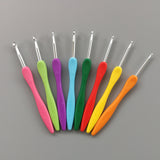 Knitting Tool Sweater Needle New Color Plastic Soft Handle Alumina Crochet Hook