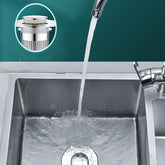 Vegetable Sink Under The Water Pipe Fittings Kitchen Sink Bouncing Core