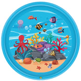 Children's Outdoor 170cm Water Spray Mat Splash Game Mat Play Water Airbed