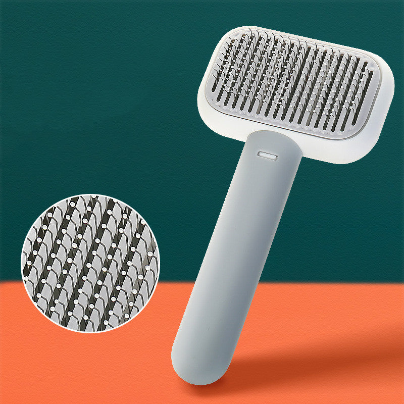 New Pet Cat Dog Hair Brush Hair Massage Comb Open-Knot Brush Grooming Cleaning Tool Stainless Steel Comb New Pet Cat Dog Hair Brush Hair Massage Comb Open-Knot Brush Grooming Cleaning Tool Stainless Steel Comb
