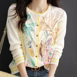 Women's Knitted Cardigan Spring And Autumn Coat Top