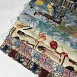 Ethnic Style Yarn-dyed Jacquard Fabric Coat Shoes And Hats Bags Sofa Decorative Cloth