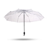 Folding Umbrella Fully Automatic Umbrella Transparent Multi Color