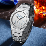 Digital Luminous Men's Table Simple Trend Octagonal Steel Watch