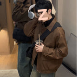 Короткое мужское пальто из искусственной кожи Maillard