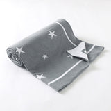 Five-pointed Star Jacquard Baby Stroller Blanket