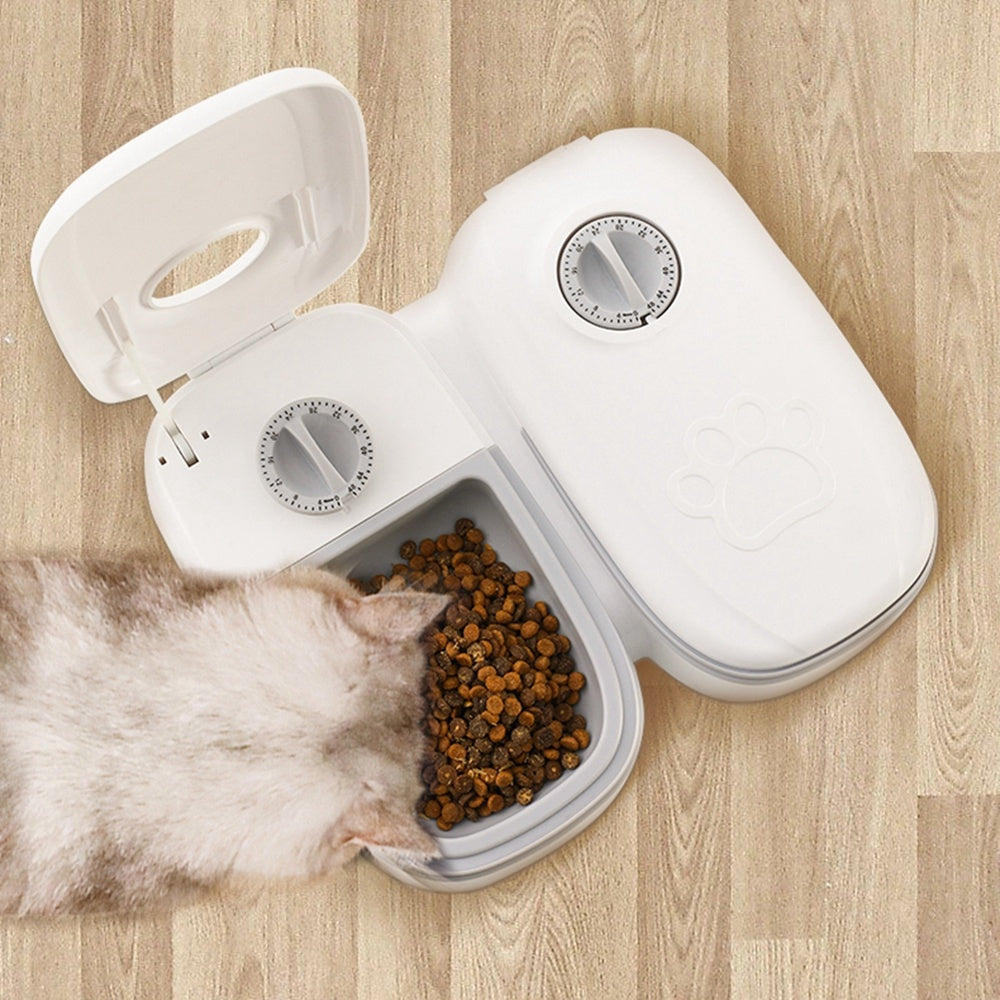 Automatic Pet Feeder Smart Food Dispenser For Cats Dogs Timer Stainless Steel Bowl Auto Dog Cat Pet Feeding Pets Supplies Automatic Pet Feeder Smart Food Dispenser For Cats Dogs Timer Stainless Steel Bowl Auto Dog Cat Pet Feeding Pets Supplies