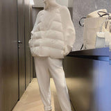 Minimalist Design Loose Stitching Zipper Sweater