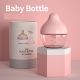 Newborn Glass Choke Proof Wide Mouth Baby Small Feeding Bottle