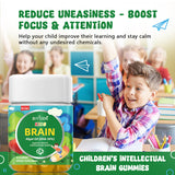 Biyode Kids Alpha Brain Focus Gummies Effective Formula Algal DHA Children Study Support Nutrition Supplement