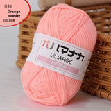 4-Strand Milk Cotton Thread Doll Crochet Knitting Wire Balls