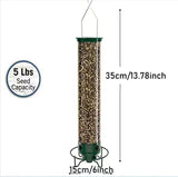 Metal Hanging Hummingbird Feeder Bird Cage