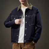 Denim Jacket Men's Loose Fashion Versatile Casual Coat