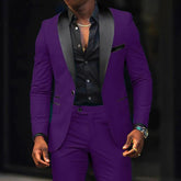 Men's Business Casual Suit Coat Trouser Suit