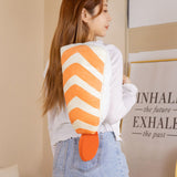Shrimp Sushi Plush Toy Children Backpack Messenger Bag