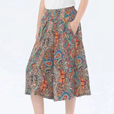 Летние новые шифоновые повседневные укороченные свободные брюки