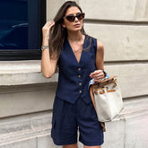 Female European And American Personalized Temperament Wild Fashion Casual Set